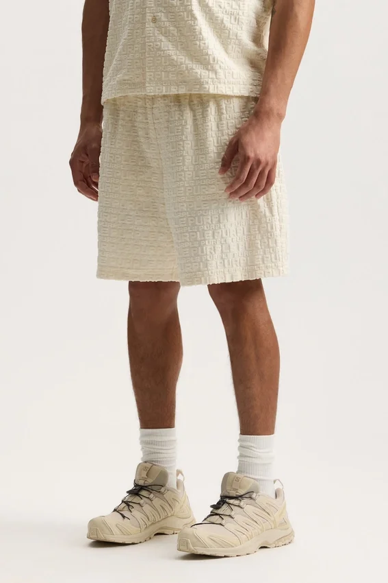 Jacquard-Frottee-Shorts