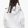 Kinder-Hoodie mit bemaltem Monogramm