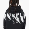 Kinder-Hoodie mit bemaltem Schriftzug