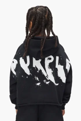 Kinder-Hoodie mit bemaltem Schriftzug