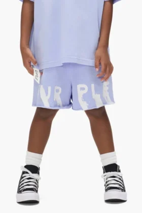 Kinder-Shorts mit aufgedrucktem Schriftzug