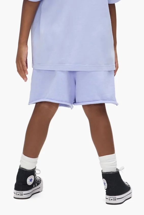 Kinder-Shorts mit aufgedrucktem Schriftzug
