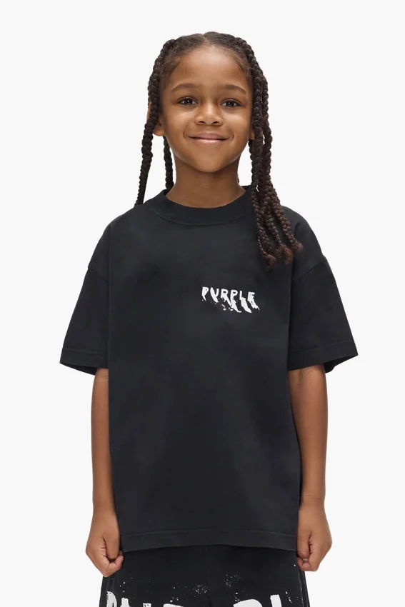 Kinder-T-Shirt mit aufgedrucktem Schriftzug