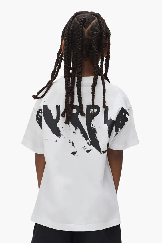 Kinder-T-Shirt mit aufgedrucktem Schriftzug