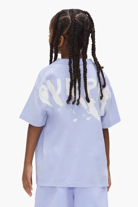 Kinder-T-Shirt mit aufgedrucktem Schriftzug