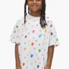 Kinder-T-Shirt mit aufgemaltem Monogramm