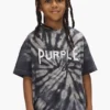 Kinder-T-Shirt „Tri-Wordmark“ im Tie-Dye-Look