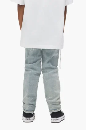 Kinderhose „Light Indigo Paint Repair“