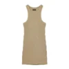 Kleid mit Wordmark-Rippausschnitt