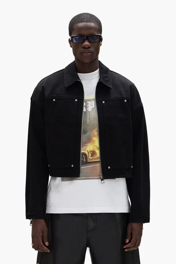 Kurze Carpenter-Jacke