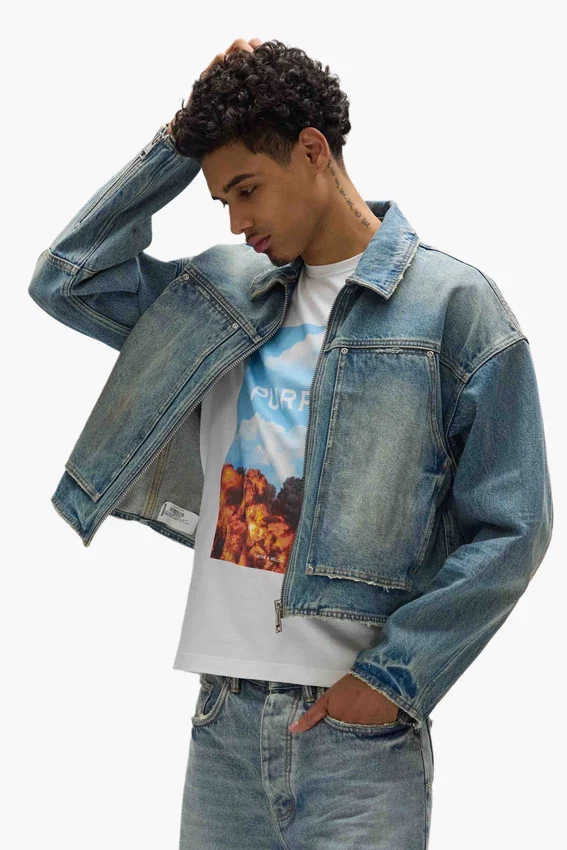 Kurze Carpenter-Jacke