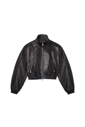 Lackleder-Jacke