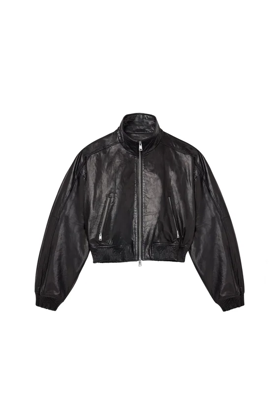 Lackleder-Jacke
