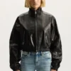 Lackleder-Jacke