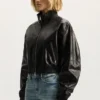 Lackleder-Jacke