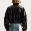 Lackleder-Jacke