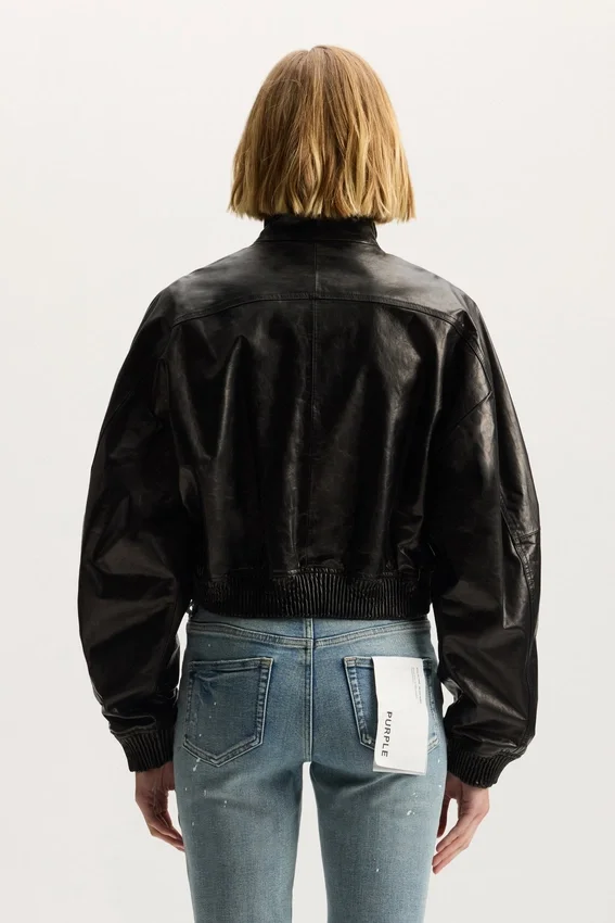 Lackleder-Jacke