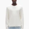 Langarm-Shirt mit Waffelmuster