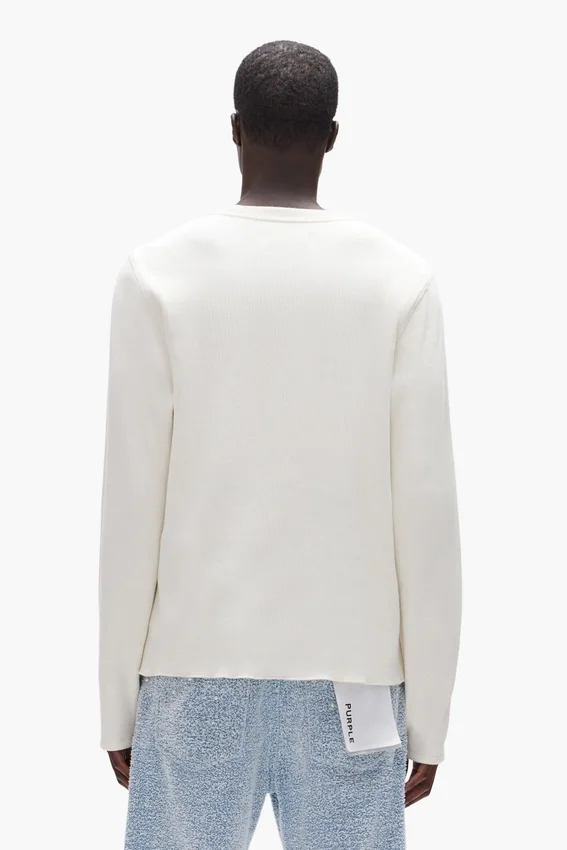Langarm-Shirt mit Waffelmuster