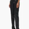 Leather V Zip Hose
