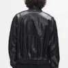 Leder-Trainingsjacke
