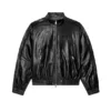 Leder-Trainingsjacke