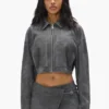 Leder-Zimmermann-Jacke