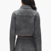 Leder-Zimmermann-Jacke