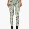 Leggings aus Nylon mit gemaltem Camouflage-Muster