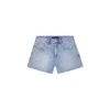 Logo Bling Cut-Off-Shorts