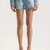 Logo Bling Cut-Off-Shorts