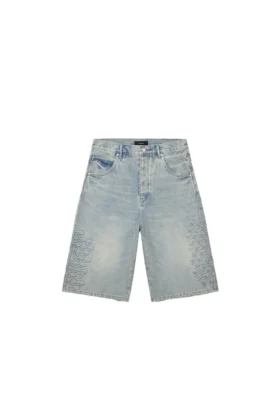 P070 Shorts mit Monogramm-Prägung