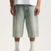 P070 Shorts mit Monogramm-Prägung