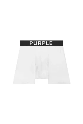 Purple Brand Boxershorts, Einzelstück – Weiß