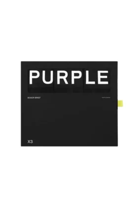 Purple Brand Boxershorts, 3er-Pack – Schwarz