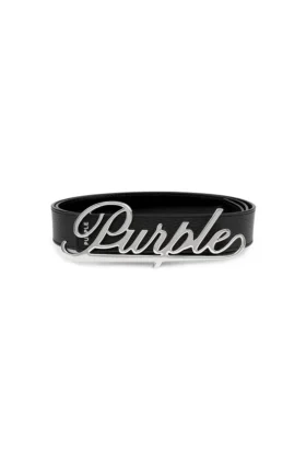 Purple Signature-Ledergürtel