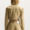 Radial Bling Crop-Jacke