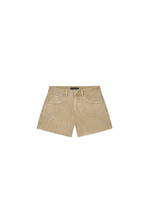 Radial Bling Cut-Off-Shorts