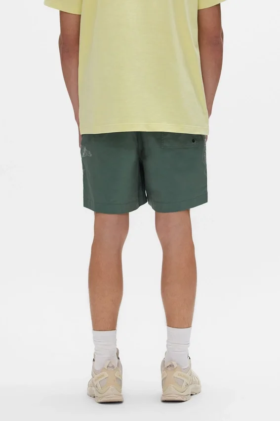 Sequin Camouflage All Around Shorts