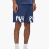 Shorts mit aufgemaltem Schriftzug