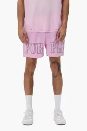 Shorts mit durchgehendem „Slab“-Schriftzug
