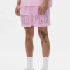 Shorts mit durchgehendem „Slab“-Schriftzug