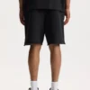 Shorts mit Pailletten-Schriftzug