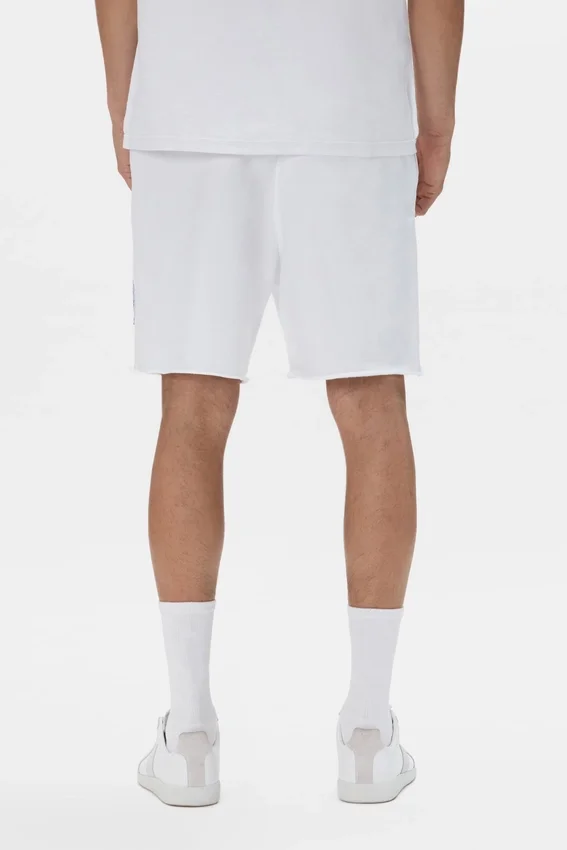 Shorts mit Pailletten-Schriftzug