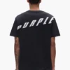 T-Shirt mit aufsteigendem Schriftzug