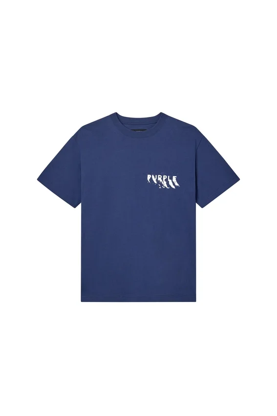 T-Shirt mit bemaltem Schriftzug