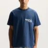 T-Shirt mit bemaltem Schriftzug