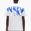 T-Shirt mit bemaltem Schriftzug