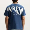 T-Shirt mit bemaltem Schriftzug