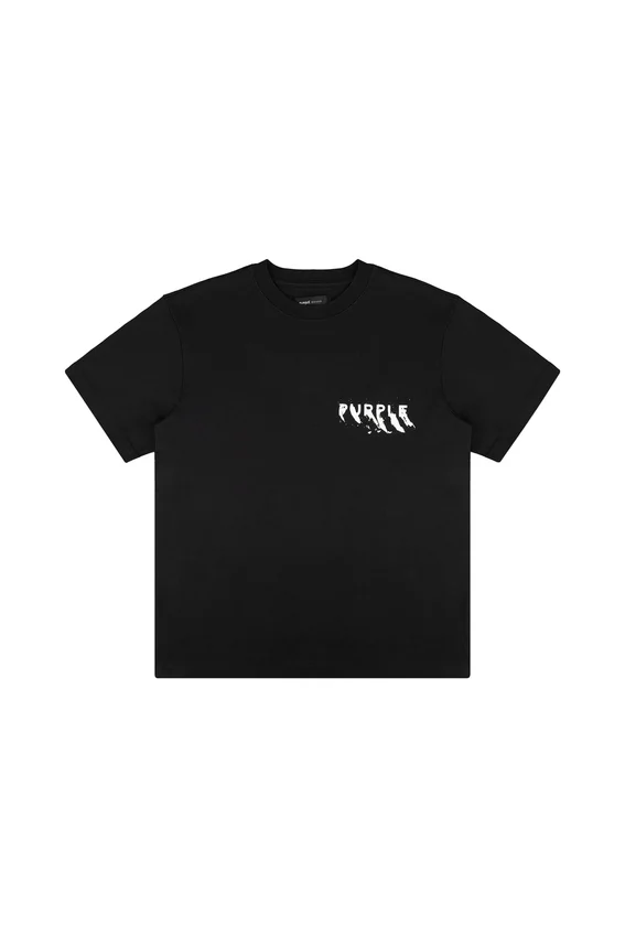 T-Shirt mit bemaltem Schriftzug